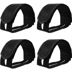 Outus 2 Pairs Kids Bicycle Feet Strap Pedal Straps for Fixed Gear Bike