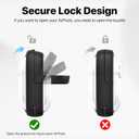 Valkit Compatible AirPods Pro Case, Clear & Soft Shockproof Protective Case for AirPods Pro Gen 2nd/1st (2023/2022/2019) with Lock & Cleaner Kit