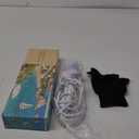 Europe Travel Curling Iron Mini: Dual Voltage Curling Iron for Traveling - Mini Travel Curling Irons 1 Inch with US Plug, Blue 390 for Fine/Damaged Short Hair