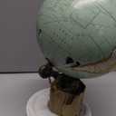 Deco 79 Marble Globe with Marble Base, 7" x 7" x 11", Teal