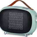 Space Heater, Teioe Mini Electric Space Heater 800W/400W, Small PTC Ceramic Heater with Tip-Over and Overheat Protection, 3 Operating Modes, Space Heaters for Office, Bedroom and Under Desk (GREEN)