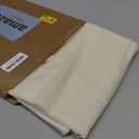 OWENIE Cream Sheer Curtains 84 inches Long 2 Panels Set for Bedroom Living Room, Soft Solid Living Room Sheer Curtain, Rod Pocket Light Filtering Curtains, 2 Pcs Each 42 W x 84" L,Cream