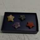 Boho Car Decor,Stars Moon Air Vent Clips,Refillable Car Fresheners,5pcs Natural Crystal Stone Hippie Dashboard Decorations Accessories,Best Wishes for Lover and Friend