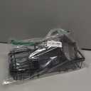 Shower Caddy Adhesive Shower Organizer 7-Pack, Rustproof Stainless Steel Bathroom Shelves, Large Capacity No-Drill Rack Storage Accessories with Soap Dish Toothbrush Holder &24 Hooks Home Decor (Black)