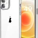 JJGoo Compatiable with iPhone 12 Mini Case Clear, Transparent Shockproof Phone Case for iPhone 12 Mini, Slim Anti-Scratch Hard PC Back Protective Cover Bumper
