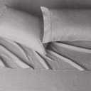 Amazon Basics Lightweight Wrinkle Free, Breathable Brushed Microfiber 4-Piece Bed Sheet Set with 14-Inch Deep Pockets, Full, Gray Arrows, Geometric