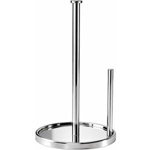 Paper Towel Holder Countertop, Standing Paper Roll Holder with Anti Slip Weighted Base, Stainless Steel Freestanding Paper Towel Holder for Kitchen, Chrome
