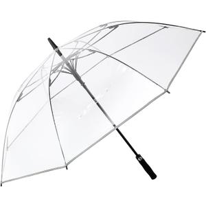 G4Free 62 Inch Clear Golf Umbrella Transparent Auto Open Large Stick Umbrella Oversized Windproof Waterproof with Sleeve for Women Men (Clear-one pack)