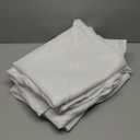 BESTVIP 6 Pack 90 Inch White Washable Round Polyester Fabric Tablecloths - Decorative Table Cover for Wedding Party Dining Banquet, Events, Holiday, Restaurant