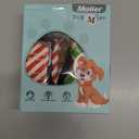 Malier 2 Pack Christmas Collars with Bowtie, Classic Stripe Dog & Cat Collars for Small to Large Pets (Medium, Red + Green Stripe)