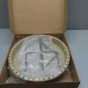 Large Heated Bird Bath for Outside Winter, 75W Heated Bird Baths for Outdoors, Thermostat Control with 5-Prong Metal Base, 6.3 L Heated BirdBath with High Capacity for Garden Patio Yard Lawn