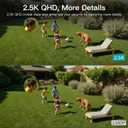 Vimtag Security Camera Outdoor 2.5K, 2.4G/5G Smart Wi-Fi Cameras for Home Security with Color Night Vision, Motion Activated Spotlight/Siren, IP66,2-Way Audio, Support Cloud/512G SD Card Storage,Wired