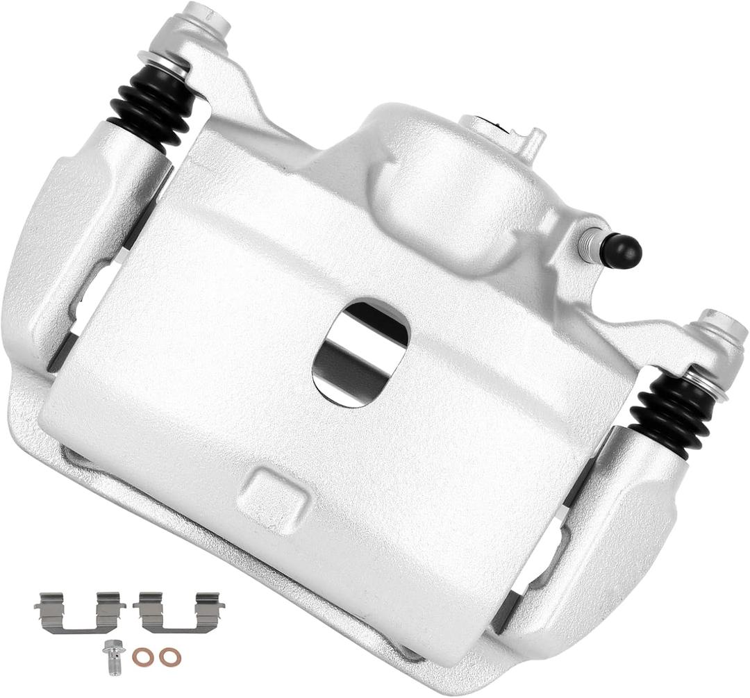 cciyu Front Left Brake Caliper Assembly w/Bracket 19B2660 2013-2015 For Acura For ILX,2003-2017 For Honda For Accord,2013-2021 For Honda For Civic,2016 For Honda For CR-Z,2013-2014 For Honda For Fit