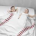 Super Soft Kids Baseball Gifts Blanket, Lightweight Cozy Flannel Throw Blankets for Boys Girls, 40in X 50in
