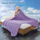 Topcee Weighted Blanket for Adults (20 lbs, 60" x 80") Queen Size Soft Cooling Heavy Blanket Sleeping, Apply to 190-210 lbs Body, Thick Breathable Blanket with Glass Bead, Easy Care