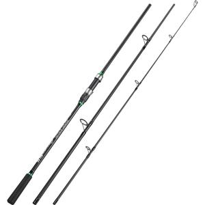 Sougayilang Surf Rod Carbon Fiber 3-sections Surf Spinning Fishing Rod Saltwater Travel Carp Fishing Rod 12FT Moderate-Fast 20-40lb 4-8oz