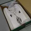 Lacoste Women's G Elite Sneaker, White/Dark Grey, 9.5