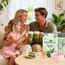 Pink Traditional Matcha Whisk Set, 5 Pcs Japanese Matcha Kit with Chawan Ceramic Bowl with Spout, Chasen Bamboo Whisk and Holder, Scoop, Sifter - Matcha Set Kit Gift for Ceremony Matcha Lattes Lover