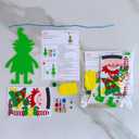 Winlyn 24 Sets Holiday Decorations DIY Christmas Tree Ornaments Winter Crafts Kits Foam Reindeer Penguin Snowman Foam Stickers for Kids Holiday Seasonal Gift Home Classroom Activities Party Favors