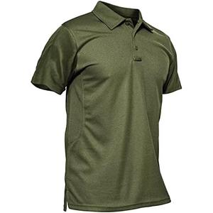 MAGCOMSEN Men's Polo Shirt Quick Dry Performance Short Sleeve Tactical Shirts Pique Jersey Golf Shirt XXL