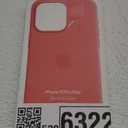 Apple iPhone 15 Pro Max Silicone Case with MagSafe: Lightweight Phone Case, Wireless Charging Compatible, Smooth Matte Finish; Black