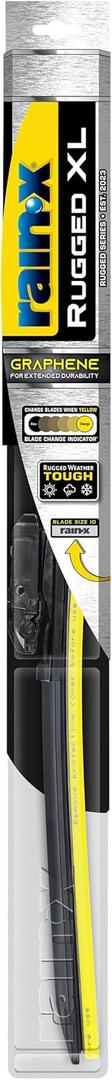 Rain-X 870416 Rugged XL Wiper Blade 16", Windshield Wipers Replacement, Quiet & Durable Beam Design, All Weather Performance & Easy Universal Install, Blade Wear Indicator (Pack of 1)