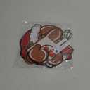 Gingerbread Man Christmas Tree Topper Head Arms and Legs, Xmas Peppermint Candy Santa Hat Decorative Tree Ornaments Decor, Holiday Indoor Home Decorations Party Supplies