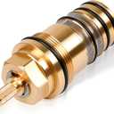 94282000 Thermostatic Cartridge Brass Version, 3/4" Compatible with Hansgrohe Ecostat Showers, Fits Two-Hole & Three-Hole Thermostatic Tub Fillers, Replacement for Plastic Model