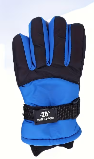 Waterproof Winter Snow Ski Gloves for Boy Girl Outdoor Warm Thickening Snowboard Gloves, Perfect for Skiing And Outdoor Winter Fun