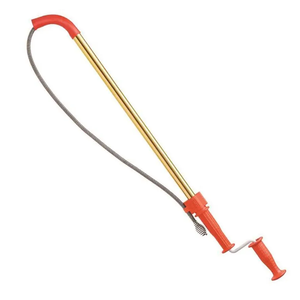 RIDGID 59802 K-6DH Hybrid Toilet Snake Auger with 6' Heavy-Duty Drop Head Tri-Wrap Cable, Manual or Cordless Drill Operated Plumbing Toilet Drain Snake Auger