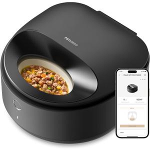 PETLIBRO Automatic Cat Feeder Wet Food Refrigerated New Upgraded APP Control,3 Days Freshness 3 Meals,Semiconductor Cooling&Quick Chills Wet Food Dispenser,Polar WiFi Timed Auto Pet Feeder for Cat Dog