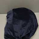 H.VERSAILTEX Wingback Chair Covers Velvet Plush Wing Chair Slipcover 1 Piece High Stretch Wing Back Chair Slipcovers Sofa Cover Furniture Cover with Elastic Bottom, Navy