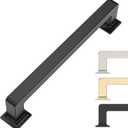 5 Inch 10 Pack Kitchen Cabinet Handles Matte Black Cabinet Pulls Kitchen Cabinet Hardware Kitchen Handles for Cabinets Cupboard Handles (5"/128MM Hole Center)