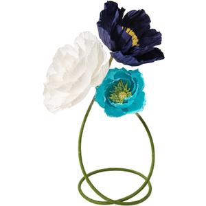 16"/12" 3 Pcs Large Paper Flower Decoration for Party, Wedding Decoration, Background Wall, Nursery Room Decoration, Bridal Shower, Baby Shower