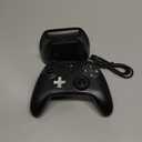 ECHTPower PC Gaming ControllerWireless for PC with Hall-Effect Joysticks, 1000Hz Polling Rate, No Drift, Turbo & Vibration, Compatible with Windows/Switch/iOS/Android/Steam Place & Charge Dock
