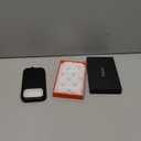 SHIELDON Slim Wallet Case for iPhone 17 Pro 6.3" 2025 | Genuine Leather | Magnetic Closure | Wireless Charging | RFID Blocking Credit Card Holder | Folio Full Protective Cover | Black