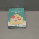 3 x 36 Pack Valentines Day Cards for Kids School  Adorable Die-Cut Animal & Food Classroom Valentines with Pink Envelopes & Stickers, 9 Cute Designs for Boys, Girls & Teachers