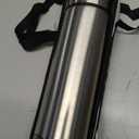 Milton Thermosteel Flip Lid 500, Double Walled Vacuum Insulated Thermos 500 ml | 16 oz | 24 Hours Hot and Cold Water Bottle with Cover, Stainless Steel, BPA Free, Leak Proof | Silver