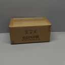 MONITO 16 Ounce French Onion Soup Bowls, 4PCS Reactive Glaze Ceramic Bowls with Handles, Stackable Soup Crocks, Oven/ Microwave/ Dishwasher Safe, for Cereal, Pasta, Chilli, Beef Stew, White-blue