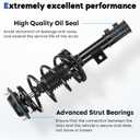Front Struts Assembly w/Coil Spring & Sway Bars End Links Fit for Hyundai Elantra Sedan 1.8L (GLS, Limited) 2011-13, for Elantra Sedan 1.8L/2.0L 2014-16, Replace for 172708 K750523 (4Pcs)