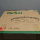 Ceiling Fans with Lights and Remote, 24 inch Low Profile Ceiling Fan with Light, 3 Blades, 6 Speeds, 3 Color Temperature, DC Reversible Motor for Bedroom, Living Room (Matte Black)