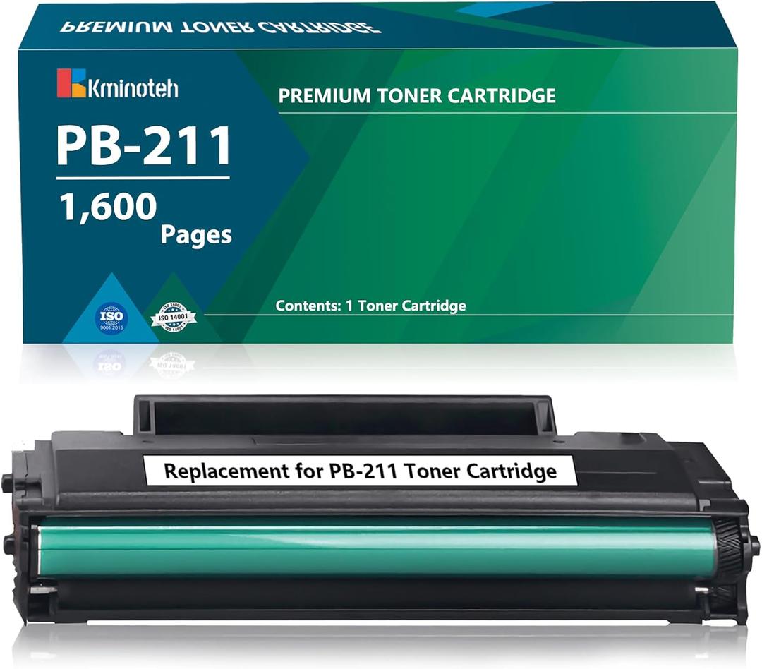 PB-211 Toner Cartridge Compatible for Pantum PB-211 PB211 PB-211E PB211EV Toner Cartridge Work with Pantum P2502W P2500W M6552NW M6550NW M6600NW M6602NW Series, Yeild up to 1600 Pages (Black-1 PACK)