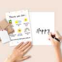 Funny Teacher Appreciation Gifts for Women Men, Cute Thank You Card for Teachers (MM-135)