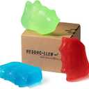 Ergonomic Stress Balls for Adults, Hand Therapy Balls for Arthritis Relief - Set of 3, 30/50/80 lbs, TPR Material, Perfect Palm Fit, Durable & Easy to Clean