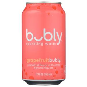 Bubly Sparkling Water, Grapefruit, 12 oz (EXP 10/12/26)