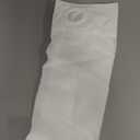 River Dream No Hook Slub Textured Shower Curtain with Snap-in PEVA Liner Set - 71" x 74"(72"), Hotel Style with See Through Top Window, Fabric Outer Curtain & Waterproof Inner Liner, White, 71x74