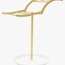 Hair Accessory Holder with Tray for Women and Girls Jewelry Display, Color: Gold