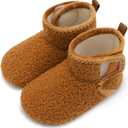BARERUN Baby Toddler Slippers Girls Boys House Shoes Fuzzy Boots Socks