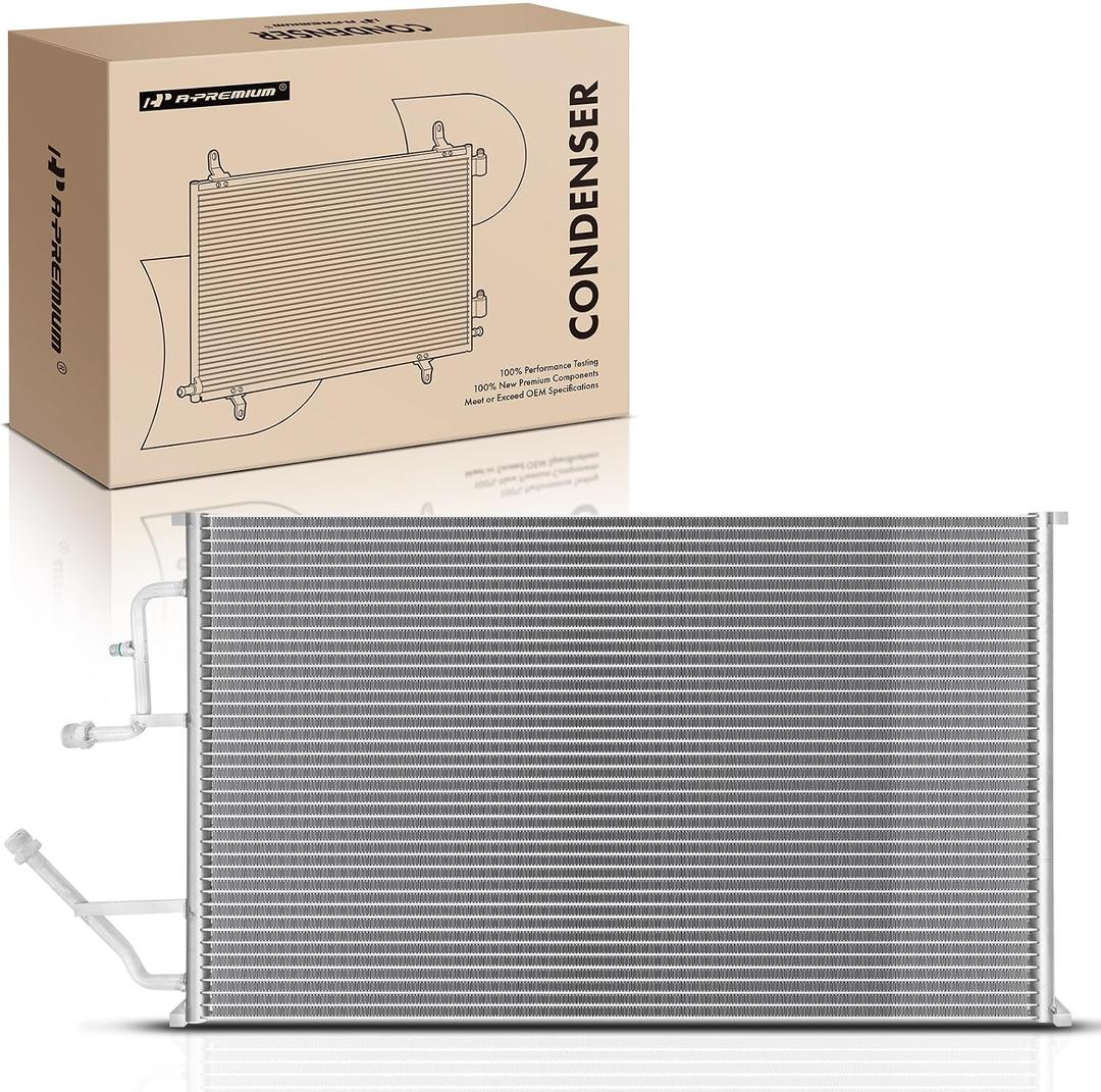 A-Premium A/C Condenser Compatible with Chevrolet & GMC - Blazer 1994, C1500/C2500/K1500/K2500 Suburban, C3500/K3500, Yukon 1994-1995