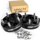 2 Pieces 1.5" (38mm) Black Hub Centric Wheel Spacers Bolt Pattern 5x114.3 5x4.5" Center Bore 70.5mm Thread Pitch 14x1.5 Compatible For 2015-2022 Ford Mustang, 2020-2022 Aviator, 2020-2022 Explorer